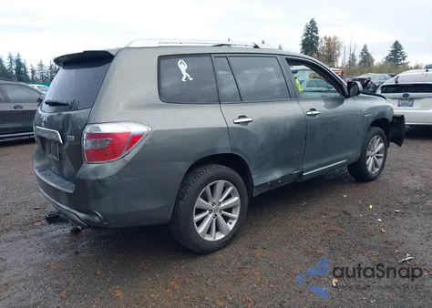 2009 Toyota Highlander Hybrid из США, поврежденный, VIN JTEEW41A292032061